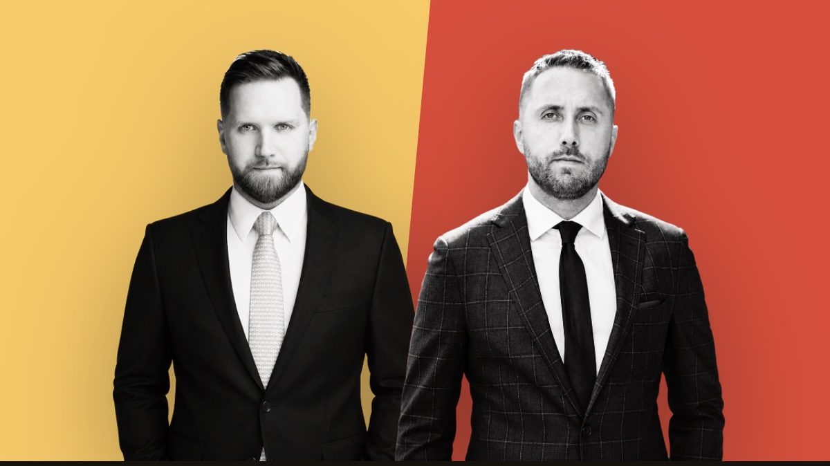 Gary Safir and Rory Safir, hosts of the Safir Brothers Lawcast